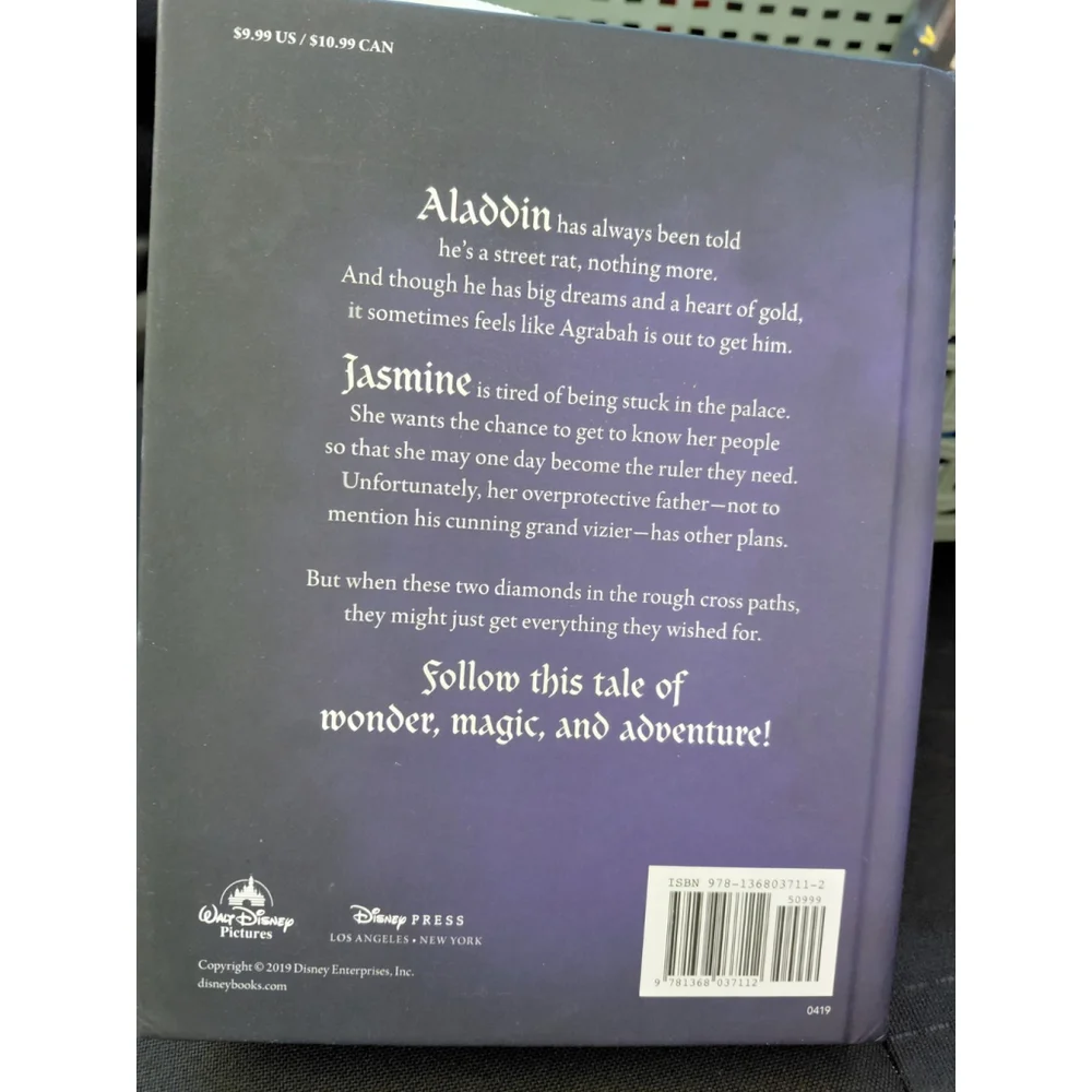 Disney: Aladdin by Walt Disney Company Book, Paperback